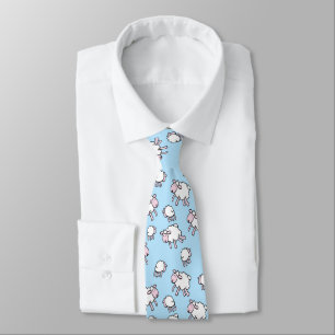 Cravate Bleu mouton