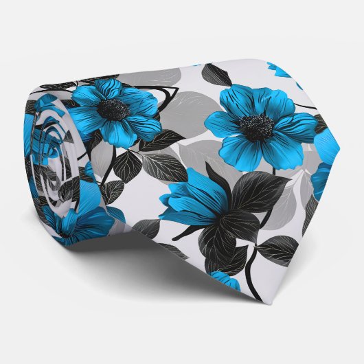 Cravate Bleu noir (Roulé)