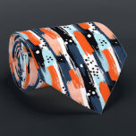 Cravate Bleu orange brosses Motif Abstrait<br><div class="desc">Ajoutez une touche de couleur vive à votre garde-robe avec le Cravate Motif Abstrait de la marque Blue Orange Brushstrokes. Ce design audacieux et artistique mêle le bleu et l'orange dans un motif captivant, ce qui en fait l'accessoire parfait pour un mariage, un événement d'affaires ou même une journée de...</div>