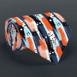 Cravate Bleu orange brosses Motif Abstrait<br><div class="desc">Ajoutez une touche de couleur vive à votre garde-robe avec le Cravate Motif Abstrait de la marque Blue Orange Brushstrokes. Ce design audacieux et artistique mêle le bleu et l'orange dans un motif captivant, ce qui en fait l'accessoire parfait pour un mariage, un événement d'affaires ou même une journée de...</div>