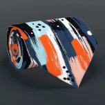Cravate Bleu orange brosses Motif Abstrait<br><div class="desc">Ajoutez une touche de couleur vive à votre garde-robe avec le Cravate Motif Abstrait de la marque Blue Orange Brushstrokes. Ce design audacieux et artistique mêle le bleu et l'orange dans un motif captivant, ce qui en fait l'accessoire parfait pour un mariage, un événement d'affaires ou même une journée de...</div>