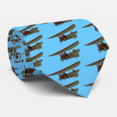 Cravate bleu Pou-du-Ciel (Roulé)