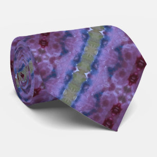 Cravate Bleu pourpre et bordeaux