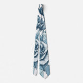 Cravate Bleu rose (Dos)