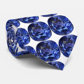 Cravate Bleu saphir (Roulé)
