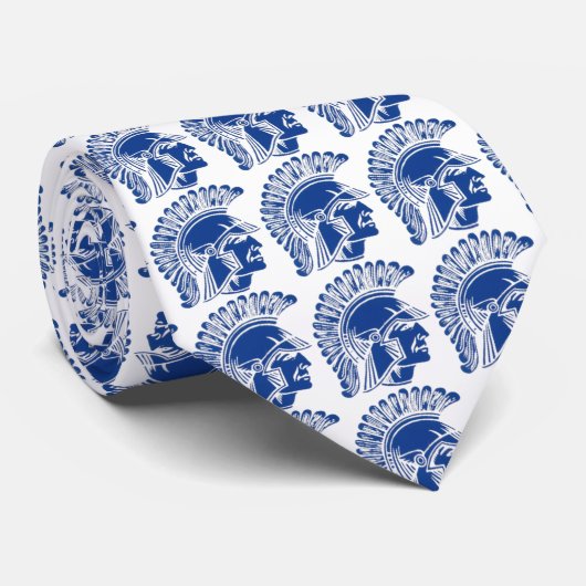 Cravate Bleu Trojan de Tremper (Roulé)