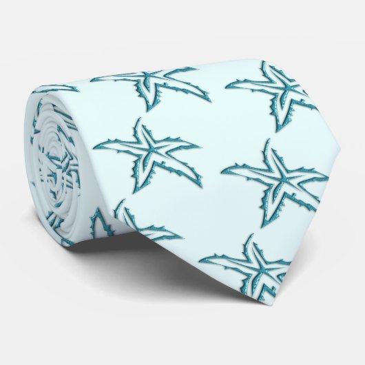 Cravate Bleu turquoise (Roulé)