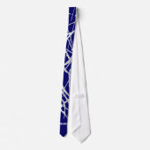 Cravate bleue de BLUELINE avec Skatemarks (Dos)