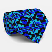 Cravate bleue de couverture de Raven (Roulé)