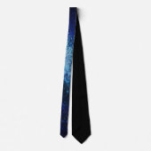 Cravate bleue de galaxie (Dos)
