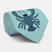 Cravate bleue de homard (Roulé)