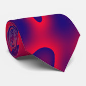 Cravate bleue de la chaleur (Roulé)