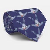 Cravate bleue de Pâques de lapin (Roulé)