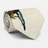 Cravate bleue de perruche (Roulé)