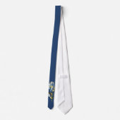 Cravate bleue d'iris (Dos)