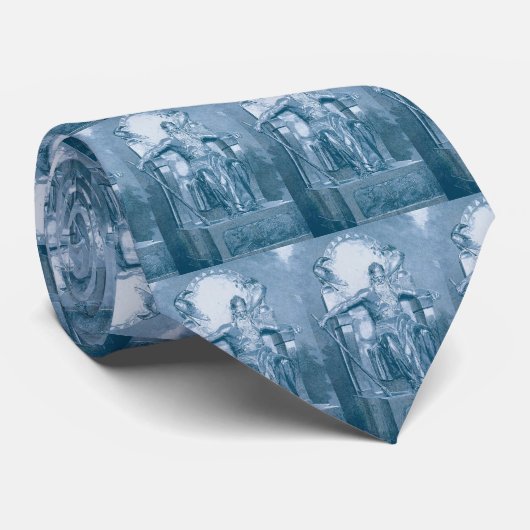 Cravate bleue d'Odin (Roulé)