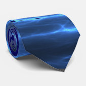 Cravate bleue électrique #1 (Roulé)