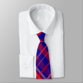 Cravate bleue et rouge (Attaché)