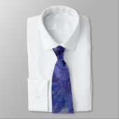 cravate bleue et violette (Attaché)