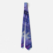 cravate bleue et violette (Dos)