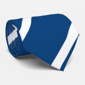 Cravate Bleue Pony Diagonalement striée (Roulé)