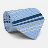 Cravate Bleus classiques d'actuaire (Roulé)