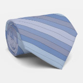 Cravate Bleus Et Gris Couleurs Sur Papier Aquarelle (Roulé)