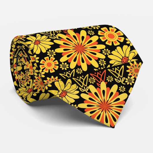 Cravate Blk N Yellah (Roulé)