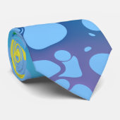 Cravate Blobs colorés (Roulé)