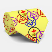 Cravate Bloc masonique (Roulé)