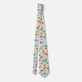 Cravate Blocs Colorés Blocs Enfants Motif (Dos)