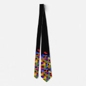 Cravate Blocs Tetromino OPUS - Double face (Dos)