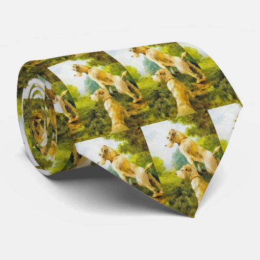 cravate blonde comme les blés de terrier (Roulé)