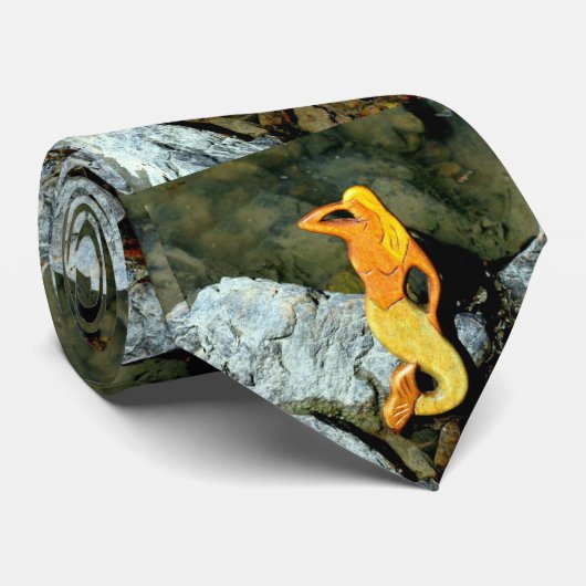 Cravate blonde mermaid (Roulé)