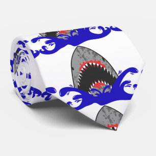 Cravate Bloody Shark Jaws Thunder_Cove
