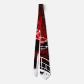 Cravate Blossom rouge (Dos)