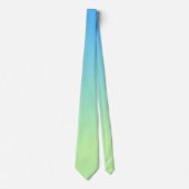 Cravate Blue and Green Gradient (Devant)