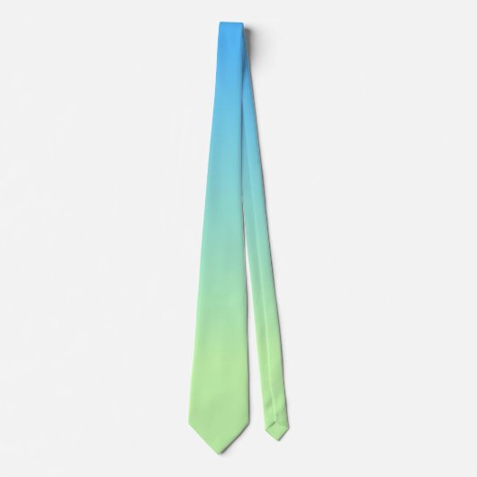 Cravate Blue and Green Gradient (Devant)