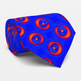 Cravate Blue and Red COOL pattern