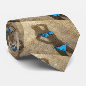 Cravate Blue Bikini Beach Sand Thunder_Cove (Roulé)