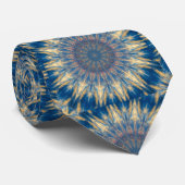 Cravate Blue Chakra Kaleidoscope Thunder_Cove (Roulé)