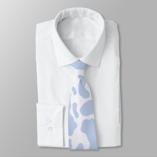 Cravate Blue Cow Spots Animal Print Pattern (Attaché)