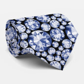 Cravate Blue Diamond Mens (Roulé)