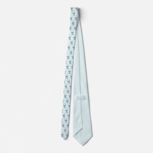 Cravate Blue Dreamcatcher Stylish Boho Design (Dos)