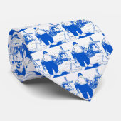 Cravate Blue Dutch Boy and Windmill (Roulé)