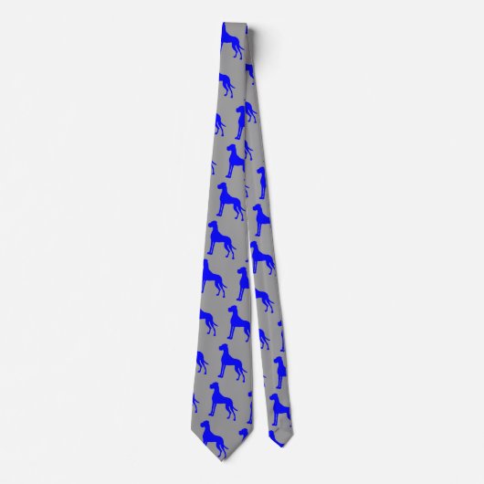 Cravate Blue Great Dane (Devant)