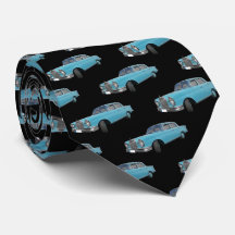 Blue Hotrod 1940s Motif automobile