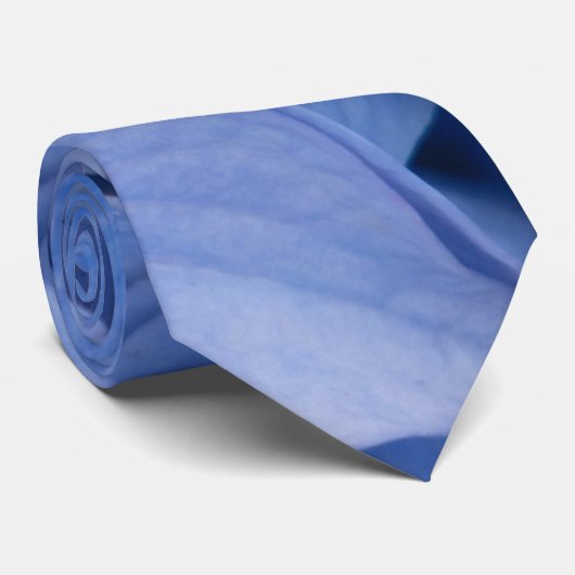 Cravate Blue Hydrangeas (Roulé)