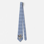 Cravate Blue Ice Alice in Wonderland Rabbit (Devant)