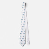 Cravate Blue Jay Bird - Geai Bleu (Devant)